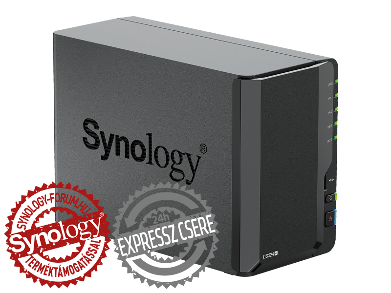 Synology - Mentegysg NAS - NAS Synology DS224+ (6Gb) Disk Station 2x3,5' 4x2GHz J425