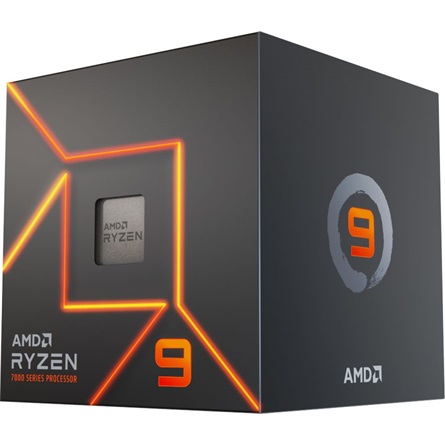 AMD - Processzor - CPU AMD AM5 Ryzen 9 7900X 4,7GHz 12C/64M 100-100000589WOF (Wraith Prism cooler) 12, 3,7GHz, 5,4GHz, 76MB, 65W, htvel, GPU: Radeon Graphics