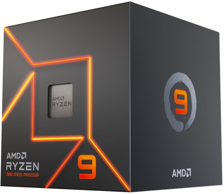AMD - Processzor - CPU AMD AM5 Ryzen 9 7900 3,7GHz 12C/64M 100-100000590BOX