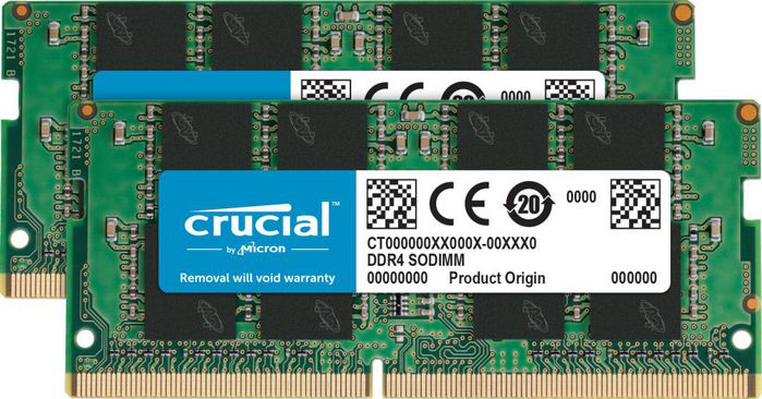 Crucial - Memria Notebook - DDR4 SO-DIMM 32Gb/3200MHz Crucial K2 CT2K16G4SFRA32A