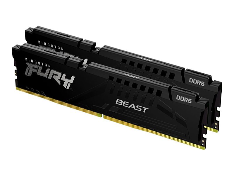 Kingston - Memria PC - DDR5 32Gb/6000MHz Kingston K2 Fury Beast Black KF560C36BBEK2-32