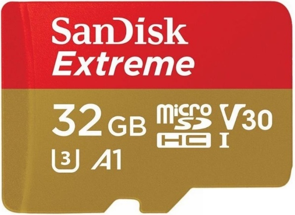 SanDisk - Fot memriakrtya - SanDisk Extreme 32GB MicroSDHC UHS-I V30 A1 memriakrtya + adapter