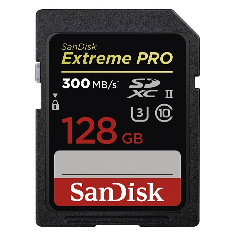 SanDisk - Fot memriakrtya - Sandisk Extreme Pro UHS-II 128Gb SD memriakrtya (V90/U3/UHS-II/Cl.10/R300)