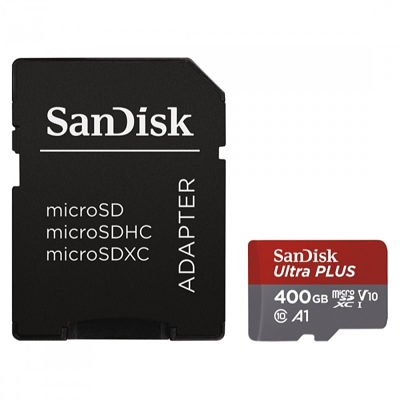 SanDisk - Fot memriakrtya - Sandisk Ultra Android 400Gb microSDXC UHS-I A1 memriakrtya + SD adapter