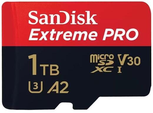 SanDisk - Fot memriakrtya - SDmicro 1Tb SanDisk microSDXC Extreme PRO UHS-I (U3) V30 SDSQXCD-1T00-GN6MA 214508