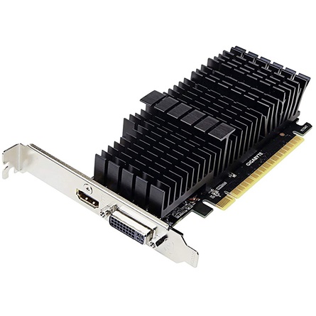 GigaByte - Grafikus krtya (PCI-E) - GIGABYTE Videokrtya PCI-Ex16x nVIDIA GT 710 2GB DDR5 GV-N710D5SL-2GL