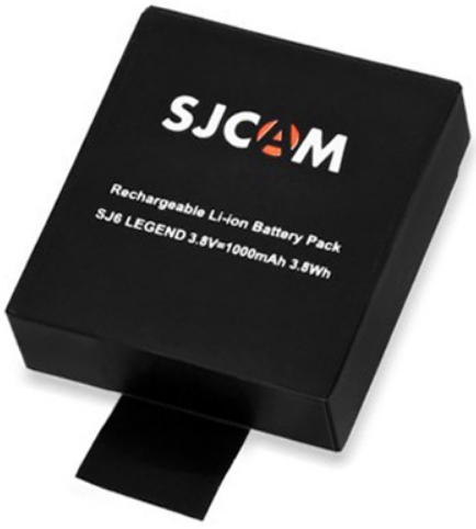 SJCAM - Akkumultor (kszlk) - SJCAM SJ6 Legend 1000mAh 3,8V akkumultor
