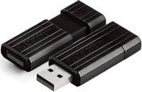 Verbatim - Pendrive - Verbatim PinStripe 64GB fekete pendrive / USB flash drive