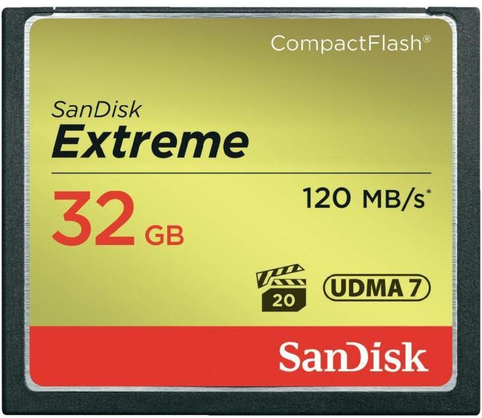 SanDisk - Fot memriakrtya - SanDisk Extreme 32Gb Compact Flash memriakrtya
