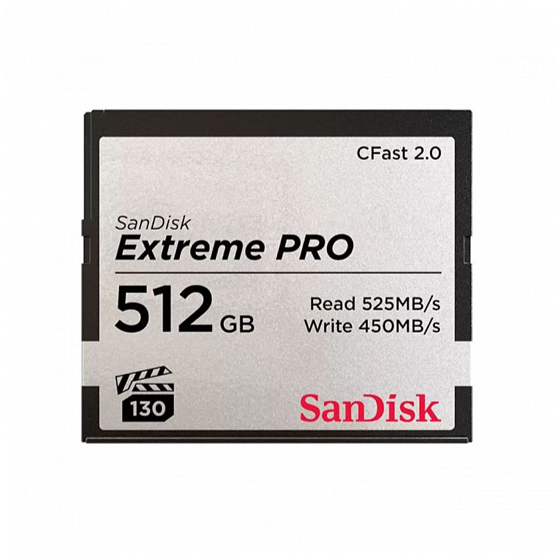 SanDisk - Fot memriakrtya - CF 512Gb Compact Flash SanDisk Extreme Pro CFast 2.0 173409