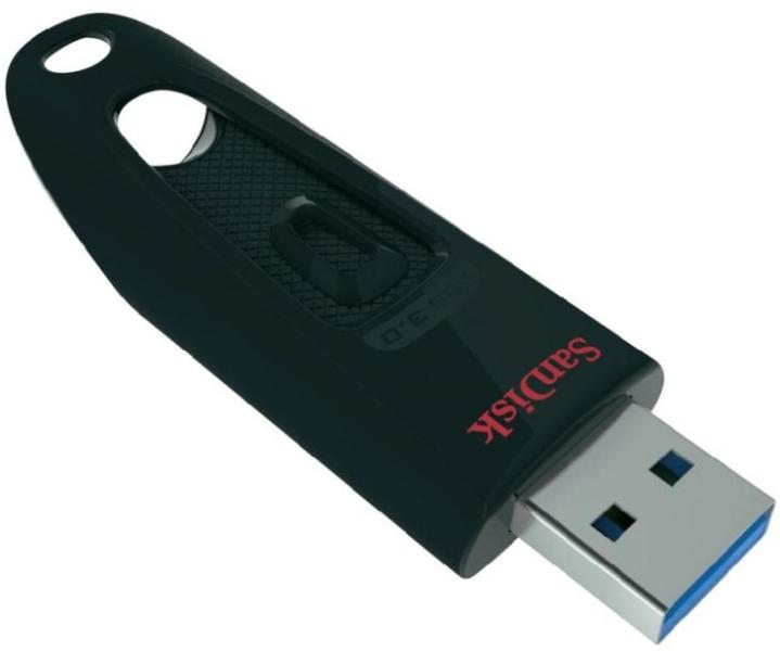SanDisk - Pendrive - Sandisk Ultra SDCZ48-016G-U 16Gb USB 3.0 pendrive, fekete