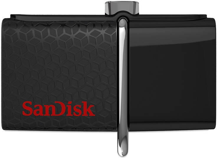 SanDisk - Pendrive - SanDisk Ultra Dual 16Gb USB3.0+OTG pendrive, fekete