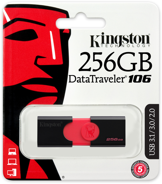 Kingston - Pendrive - Kingston DataTraveler 106 256GB USB3.0 pendrive