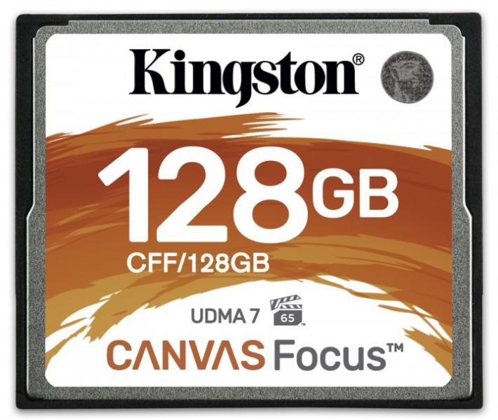 Kingston - Fot memriakrtya - Kingston Canvas Focus CFF/128GB 128Gb Compact Flash memriakrtya