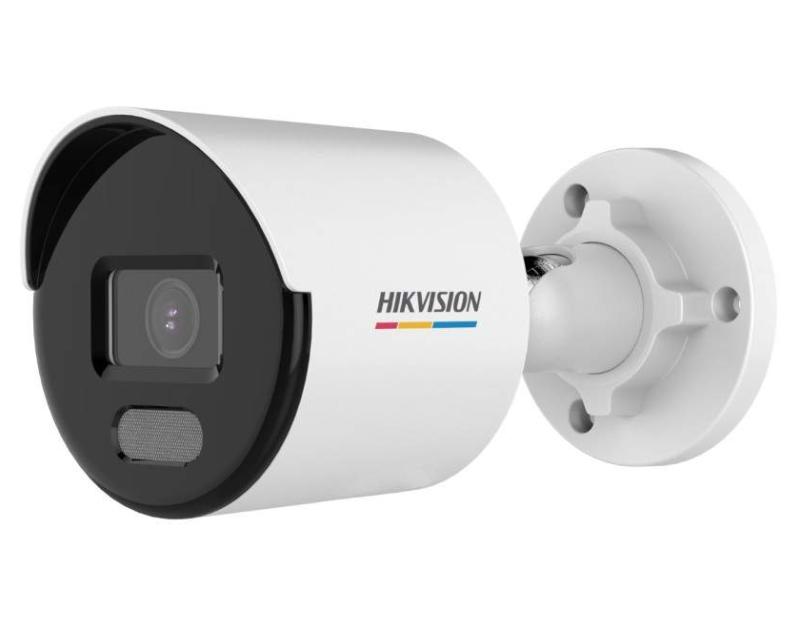 Hikvision - Biztonsgi videorendszerek - IPCam Hikvision DS-2CD1027G0-LUF + mikrofon(2.8mm) 2Mp 2MP fix ColorVu IP cskamera, lthatfny, beptett mikrofon