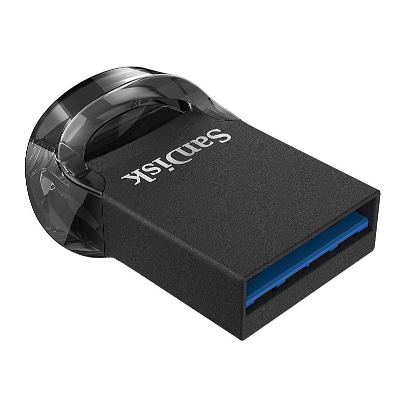 SanDisk - Pendrive - SanDisk Ultra Fit 64GB USB3.1 Pendrive, fekete