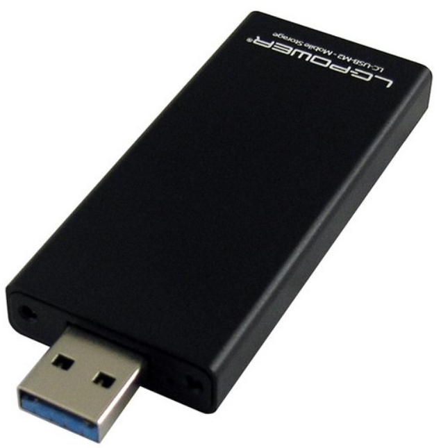 LC Power - Winchester hz USB - LC-Power LC-USB-M2 USB3.0 M.2 SSD kls hz, fekete