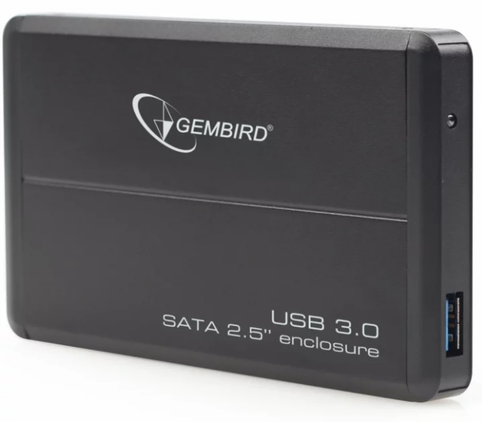 Gembird - Winchester hz USB - Gembird EE2-U3S-2 USB3.0 2.5' kls HDD hz, fekete