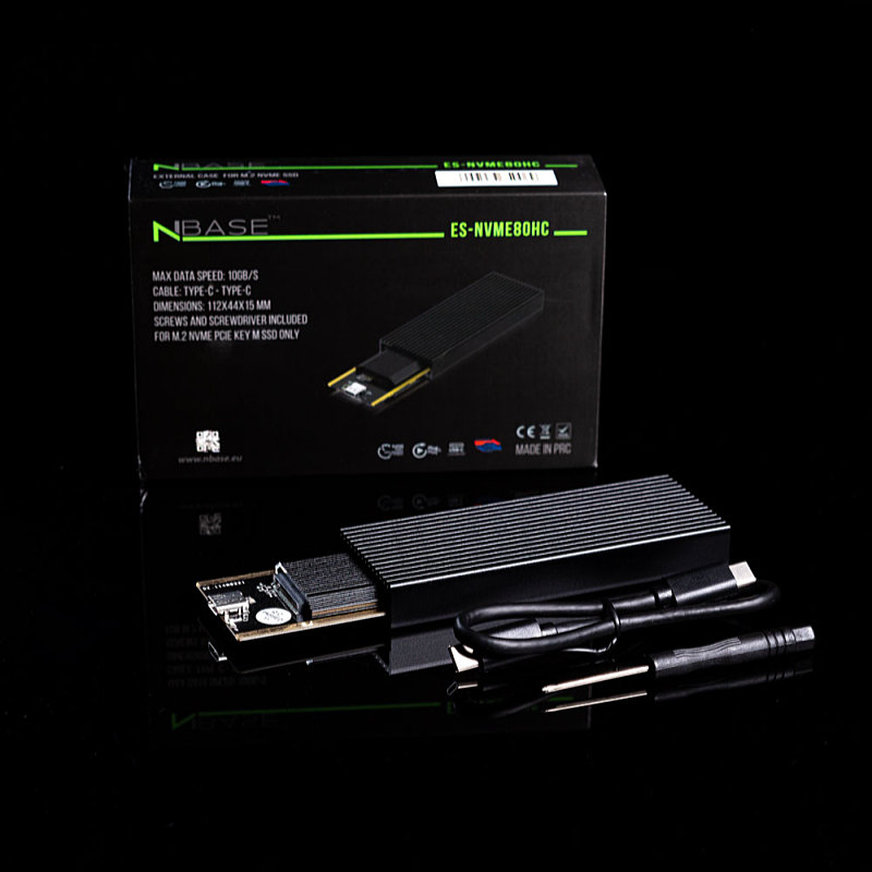 nBase - Winchester hz USB - nBase ES-NVME80HC M.2 2230/42/60/80 NVMe USB3.1 Type-C SSD Hz