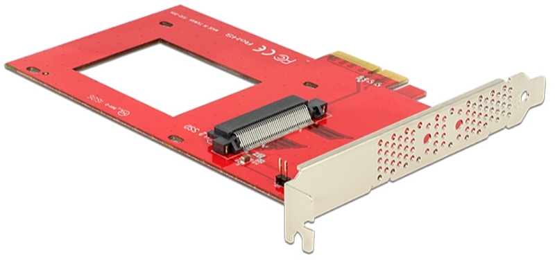 DeLOCK - I/O IDE SATA Raid - Delock PCIE x4 Krtya - 1x bels U.2 NVMe bvt krtya