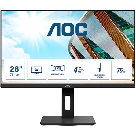AOC - Monitor LCD TFT - Monitor AOC 31,5' U32P2 VA UHD 3840x2160 4ms2xHDMI DP 4xUSB Pivot MM
