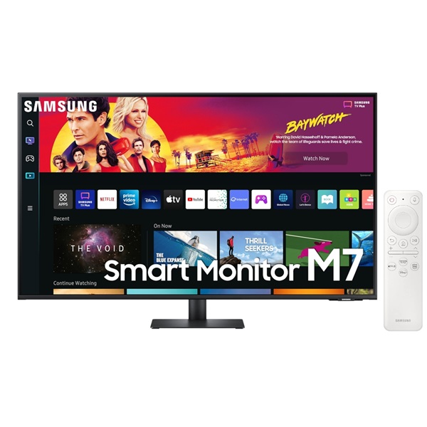 SAMSUNG - Monitor LCD TFT - Monitor Samsung 43' S43BM700UU M7 4K VA HDR10 SMART Black+Tvrnyt