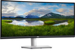 Dell - Monitor LCD TFT - Monitor Dell 34' S3422DW VA UHD LCD 8ms DP 210-AXKZ 34', 3440x1440, 100Hz, 21:9, 300cd/m2, 3000:1, 4ms, USB3.0, HDMI, DisplayPort, fejhallgat kimenet, hangszr, falra szerelhet (VESA), dnthet (tilt), 32W