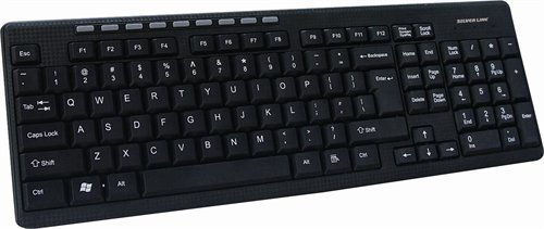 Silverline - Keyboard Billentyzet - SilverLine KB-MM818 MM magyar USB billentyzet, fekete