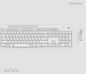 Logitech - Billentyzet - Keyboard Logitech Cordless MK295 USB HU+mouse White 920-009873