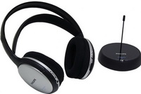 Philips - Fejhallgat s mikrofon - Philips SHC5200/10 Hifi fekete vezetk nlkli fejhallgat, fekete