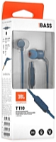 JBL - Fejhallgat s mikrofon - JBL T110 In-Ear flhallgat, kk