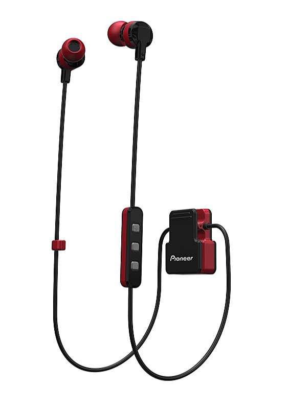 Pioneer - Fejhallgat s mikrofon - Pioneer SE-CL5BT-R Bluetooth fejhallgat + mikrofon, piros