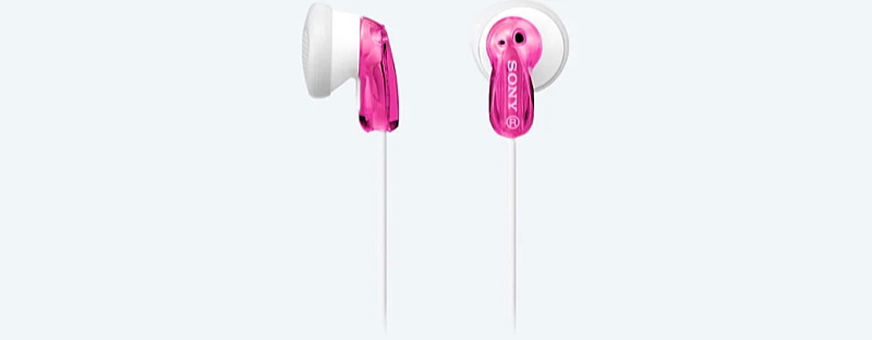 SONY - Fejhallgat s mikrofon - Sony MDR-E9LP flhallgat, Pink