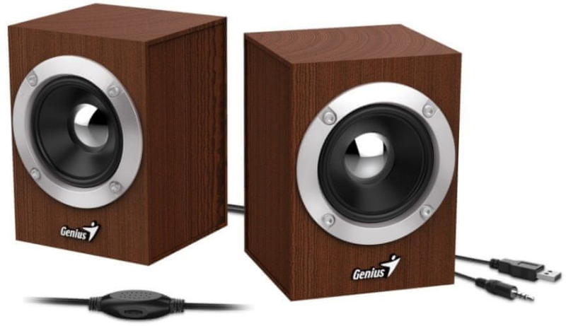 Genius - Hangszr Speaker - HF Genius SP-HF280 2.0 3W Wood 31730028400