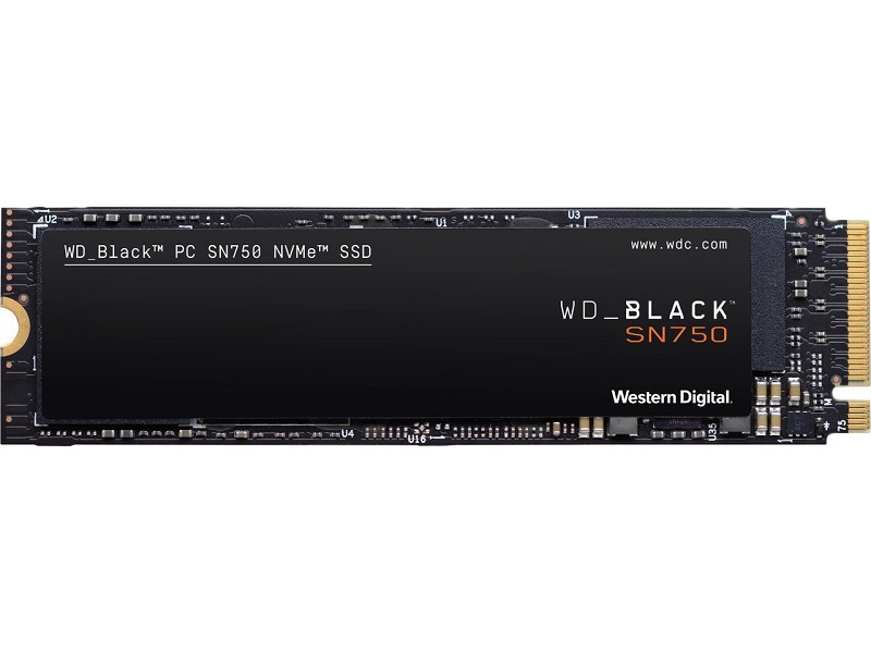 WD - SSD Winchester - Western Digital Black 1TB SN750 WDS200T3X0C M.2.2280 NVMe PCIe x4 (3.0) SSD meghajt