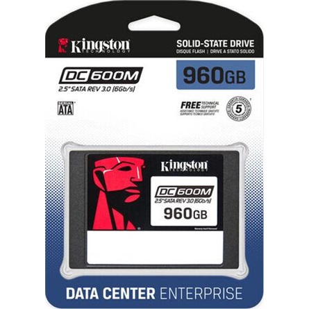Kingston - SSD Winchester - SSD Kingston 960GB DC600M SATA3 2,5' SEDC600M/960G