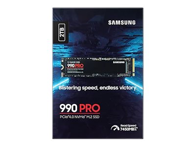 SAMSUNG - SSD Winchester - SSD Samsung M.2 PCIe 4.0 2Tb 990 PRO without Heatsink MZ-V9P2T0BW