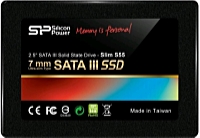 Silicon Power - SSD Winchester - Silicon Power S55 SP120GBSS3S55S25 2,5' 120GB 7mm SATA3 SSD meghajt