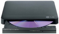 LG - CD-DVD meghajt - LG GP57EB40 kls Slim USB DVD r, fekete