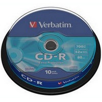 Verbatim - Mdia CD Disk - Verbatim 80' 52x CD lemez 10db/henger