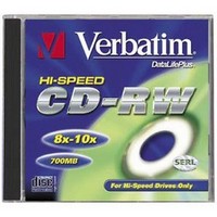 Verbatim - Mdia CD lemez - Verbatim CD-RW 700MB 8x-10x jrarhat CD lemez