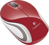 Logitech - Egr / egrpad - Logitech Wireless Mini Mouse M187 piros vezetk nlkli optikai egr