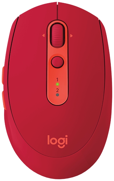 Logitech - Egr / egrpad - Logitech M590 Silent Wireless optikai egr, piros