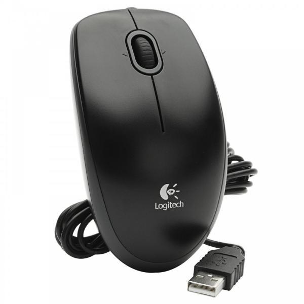 Logitech - Mouse s Pad - Mouse Log Optical OEM B110 USB BK 910-005508