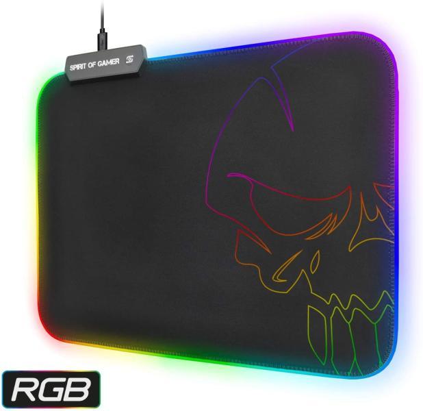 Spirit of Gamer - Egr / egrpad - Mouse Pad Spirit of Gamer RGB Medium Black SOG-PADMRGB