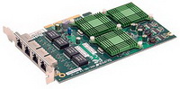 SuperMicro - Krtya s konverter - Supermicro AOC-UG-i4 Gigabit PCIE 4 x RJ45 NIC
