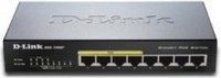D-Link - Switch, Tzfal - D-Link DGS-1008P 4+4 portos Ethernet PoE switch