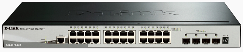 D-Link - Switch, Tzfal - D-Link 24xGb 4xSFP+ DGS-1510-28X Switch