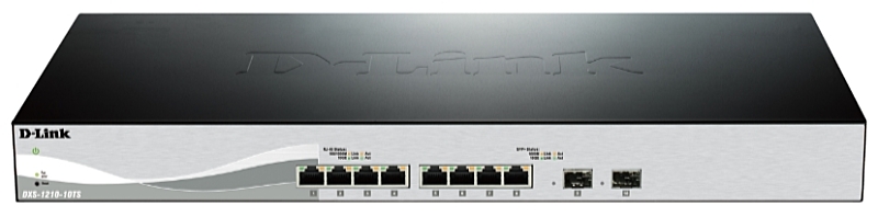 D-Link - Switch, Tzfal - D-Link 8x10Gb 2xSFP+ DXS-1210-10TS Managed Switch