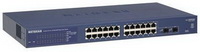 Netgear - Switch, Tzfal - Netgear S724T-400EUS 24x+2SFP IPV6 switch, rack-be szerelhet